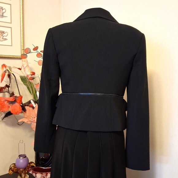NWT mac & jac Women’s Double=Breasted Black Lined Blazer Lightweight Jacket 8 M - Picture 4 of 11